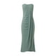 thumbnail image 4 of Vestido informal sin tirantes, liso y con bajo irregular para mujer - Sin mangas, poliéster, primavera/otoño/invierno - Disponible en tallas S-XXL, 4 of 7