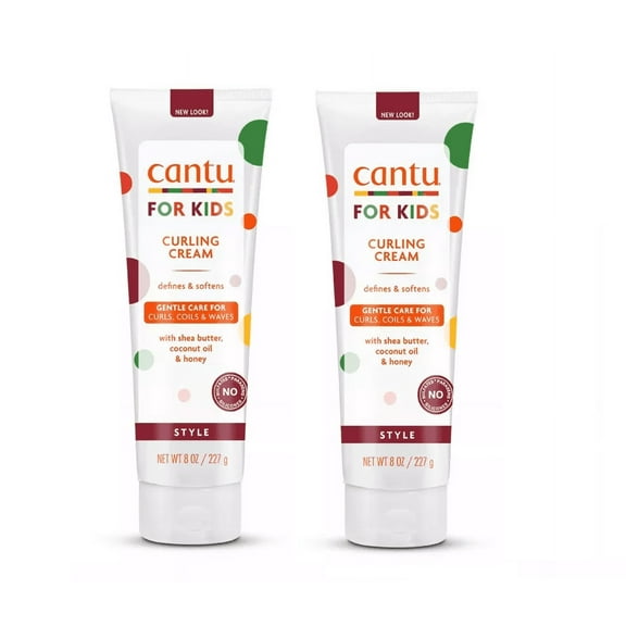Cantu Kids Curling Cream -Define & Soften, Net.Wt 8 oz (2PK)