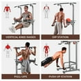 thumbnail image 4 of Relife Sports Power Tower Dip Station Pull up Bar Exercise for Home Gym Strength Training 450lb, 4 of 8