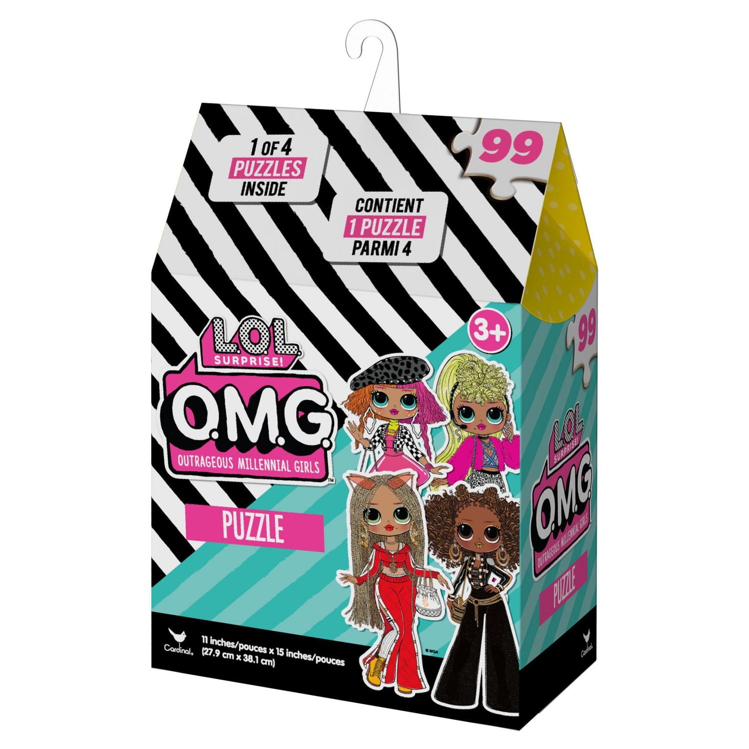 L.O.L. Surprise!, Puzzle de 99 pièces, pour enfants à partir de 3 ans