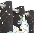 thumbnail image 3 of Coolnut Window Curtain Panels Beautiful Unicorn Pop Art Grommet Top Room Darkening Thermal Insulated Blackout Window Treatment Drapes 2 Panels W55 x L84 In, 3 of 6