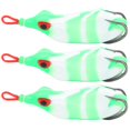 thumbnail image 3 of Señuelos de pesca artificiales, cebos blandos coloridos, Kit de Swimbait de pesca de plástico realista, 3 uds., 3 of 10