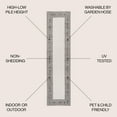 thumbnail image 4 of JONATHAN Y HAWAII 2 x 8 Runner Rug, Sebastian Diamond Border - Ivory/Beige, HWC102B-28, 4 of 10