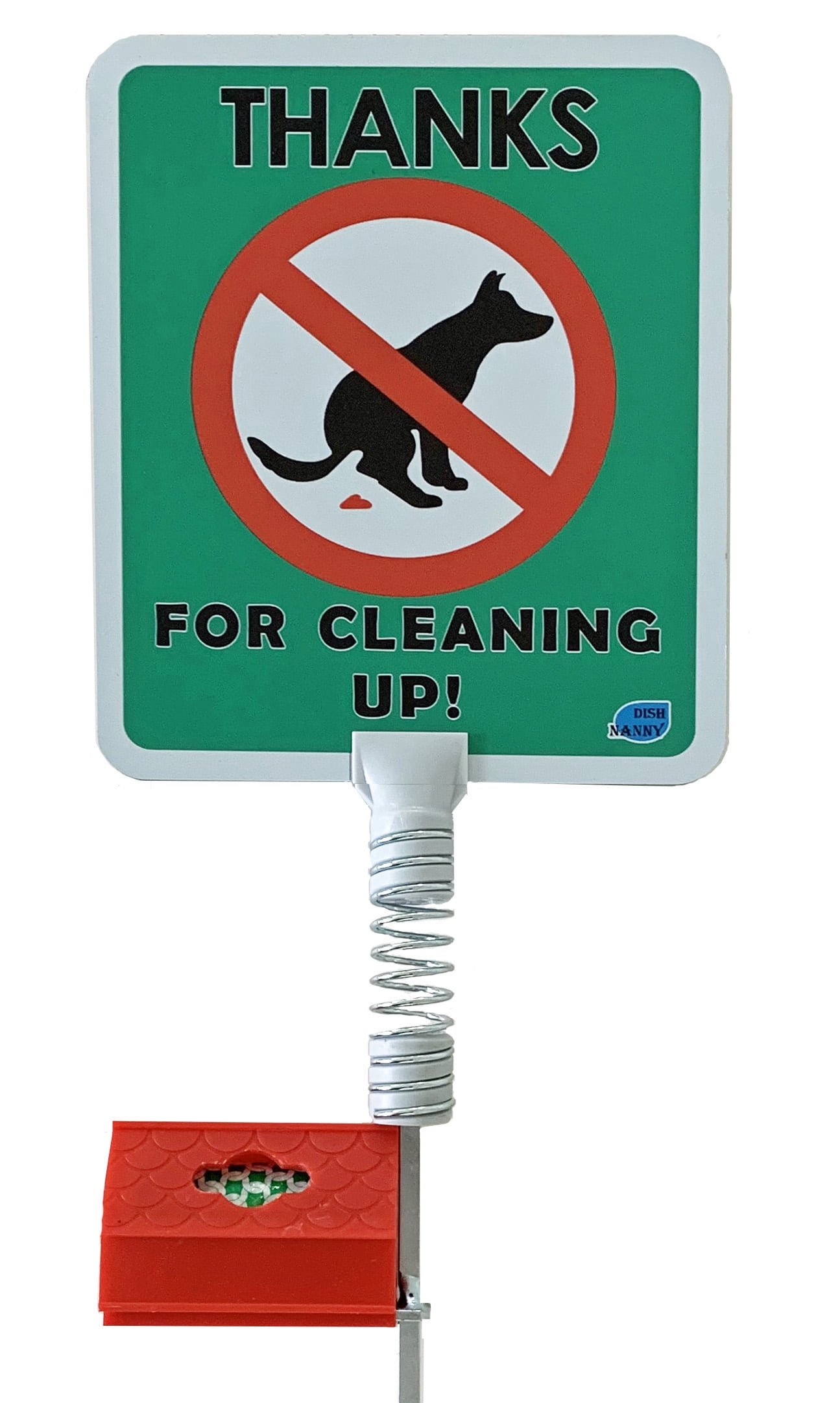 No Dog Pooping 36x24 CGSignLab Basic Teal Window Cling 