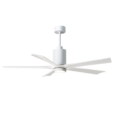 

Matthews Fan Company Pa5-60 Patricia 60 5 Blade Indoor Led Ceiling Fan - Gloss White /