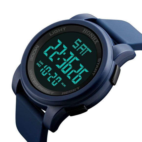 Mens Watches Mens Digital Watch Fashion Mens Led Waterproof Digital Quartz Military Luxury Sport Date Watches