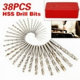 thumbnail image 5 of 38 PCS HSS Twist Metric Drill Bit Set 1-13mm High Speed Steel Twist Drill Bits for Drilling in Steel, 5 of 24