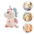 thumbnail image 1 of OULII 1 Ensemble Peluche Licorne au Design Adorable Blanc pour Femmes, 1 of 8