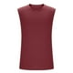 thumbnail image 4 of pstuiky Camisetas sin mangas para hombre, Camiseta deportiva de color liso de alta elasticidad para hombre, cuello redondo, sin mangas, para fitness y musculación. Chaleco para hombre s, 4 of 6