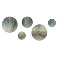 thumbnail image 2 of Designart "October Mist II" Abstract Liquid Ink Metal Wall Art Set of 5 Piece, 2 of 5