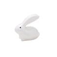 thumbnail image 4 of Pink Glossy Ceramic Bunny Figurine Cute Smooth Charming Decorative Accent For Spring Easter Tabletop Decor Home Living Room Bedroom Mantel And Entryway Display, 4 of 6