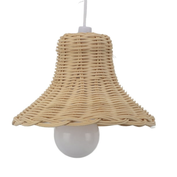 Lámpara Colgante De Ratán, Iluminación Colgante De Ratán Tejida A Mano De Estilo Nórdico Para Alojamiento En Familia, Accesorios De Fotografía