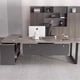 thumbnail image 4 of Black Executive Office Desk Storage Vanity Mid Century Modern Computer Desks Secretary Organizer Bureau Meuble Dining Room Sets My Lux Decor Round, 4 of 31