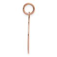 thumbnail image 2 of Auriga 14k Rose Gold Plain .018 Gauge Circular Engravable Disc Charm for Women (L-25mm, W-18mm), 2 of 6