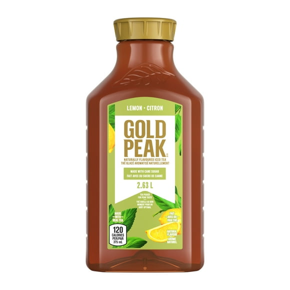 Thé au citron Gold Peak Handle Free Bottle cruchon de 2,63 L Thé au citron Gold&nbsp;Peak 2.63L