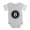 Heather Grey, variant on CafePress - Monogram Medallion 8 - Cute Infant Baby Football Bodysuit