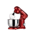 thumbnail image 5 of Culinary Chef 4.5 Liter 8 Speed Stand Mixer with Stainless Steel Bowl, 380 Watt Kitchen Mixer with Dough Hook, Beater, Whisk, Splash Cover, Red, 5 of 9