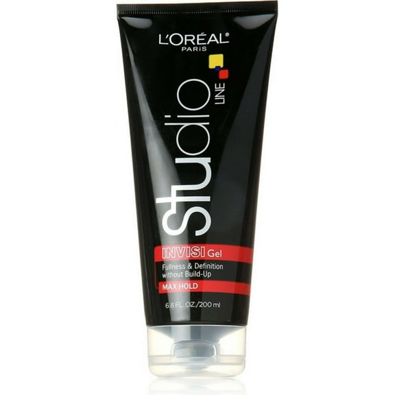 L'Oreal Paris Studio Line INVISI Gel, Strong Hold 6.80 oz (Pack of 6)