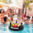 thumbnail image 4 of Soporte flotante para bebidas Qinyoung, grande, negro, 5 compartimentos, 4 of 7