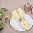 thumbnail image 6 of Balsa Circle 5 Metallic Gold Geometric Napkin Rings Wedding Party Events, 6 of 8