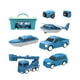 thumbnail image 2 of Herramientas y mejoras para el hogar, ingeniería de transformación magnética, coche, juguetes ensamblados, juego de juguetes de robot transformador para niños, camiones de construcción magnéticos 6 en, 2 of 5