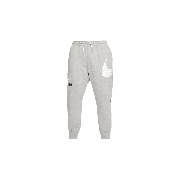 NIKE MENS Sportswear Swoosh Semi-brushed-back Trousers "Heather Grey" DD6001 063 DD6001 063 from Stadium Goods