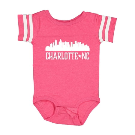 

Inktastic Charlotte North Carolina Skyline NC City Gift Baby Boy or Baby Girl Bodysuit