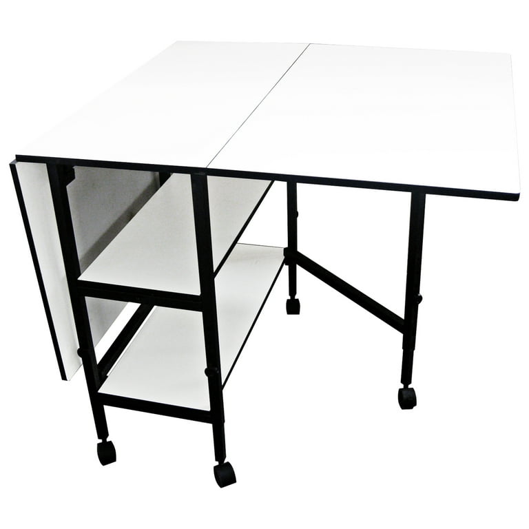 Sullivans Collapsible Portable Foldable Adjustable Height Home Hobby Table for Sewing and Crafts Walmart