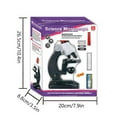 thumbnail image 4 of PVCS Science Kits for Kids Microscope Plastic Beginner Microscope Kit Gift for Kids, 4 of 4