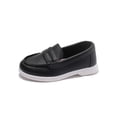 thumbnail image 4 of Owordtank Kids Comfortable & Lightweight Loafers Classic Leather Moccasins Thick-Sole Casual Business Work Flats, 4 of 8