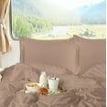 thumbnail image 3 of Clara Clark, RV/Short Size, Bed Sheets Set, Luxury Bedding Sheets Set, 4-Piece Bed Set, Deep Pockets Fitted Sheet 100% Soft Microfiber, Hypoallergenic Cool & Breathable, Taupe, 3 of 6