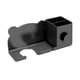 thumbnail image 2 of Organizador de herramientas para el pelo de pared - Cesta metálica para organizador de baño para secador de pelo, plancha y cepillos, montaje adhesivo sin taladrar, negro/gris/blanco, 2 of 9