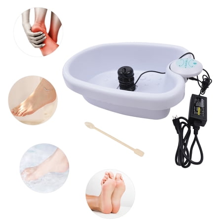 AIQIDI Portable Lonic Detox Foot Bath Cleanse Machine Spa Lonic Foot Bath Kit Foot Care Relieve Fatigue
