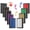 Multicolor, variant on sixwipe 6 Pcs Reusable Ink Pad for Baby, Footprint Ink Pad Handprint Paw Print, Create Impressive Keepsake Stamp for Boys and Girls, Non-Toxic and Acid-Free Ink, Easy To Wipe and Wash Off Skin