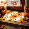thumbnail image 7 of Sulaicai Cute Ghost Pumpkin Halloween Doormat, Non Slip Absorbent Washable Entrance Welcome Mat, Seasonal Holiday Decor Rug for Porch Kitchen Bathroom Bedroom Indoor Outdoor, 7 of 7