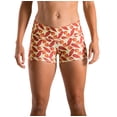 thumbnail image 4 of Tough Mode Women's 3" Athletic Running Workout Volleyball Spandex Gym Dance Crossfit WOD Lifting Active Soccer Sports Training Compression Booty Shorts, 4 of 6