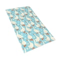 thumbnail image 2 of Kdxio Hand Towel White Geese and Flower for Bathroom Kitchen Fingertip Bath Towels 27.5 x 16 Inch Home Hotel Gym Laundry Room, 2 of 9