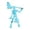 Light Blue, variant on Skeleton Movable Model, Fully Poseable Action Figure with Weapons, 3D Assembly Kit for Display, 8 Styles Available for Collectors & Hobbyists