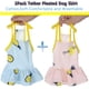thumbnail image 5 of Paquete de 2 camisas para perros, falda, camisetas estampadas a rayas, chaleco de algodón, vestido plisado, ropa para cachorros, camisas de verano, lindas camisetas para niñas y niños, ropa suave para Namotu CZCW-ZC435-10, 5 of 6