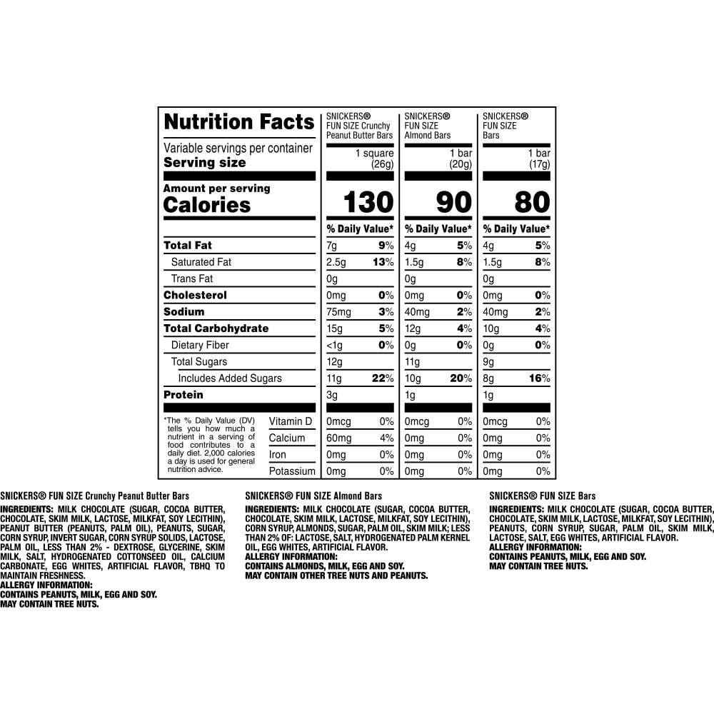 Snickers Assorted Fun Size Chocolate Candy - Party Size - 24.02 oz- Pack of 2