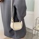thumbnail image 4 of Mini bolso de almacenamiento de lápiz labial para mujer bolso de citas femenino de Color sólido de cuero PU (blanco), 4 of 7