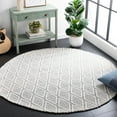 thumbnail image 2 of SAFAVIEH Marbella Winston Diamond Area Rug, Blue/Ivory, 5' x 8', 2 of 10