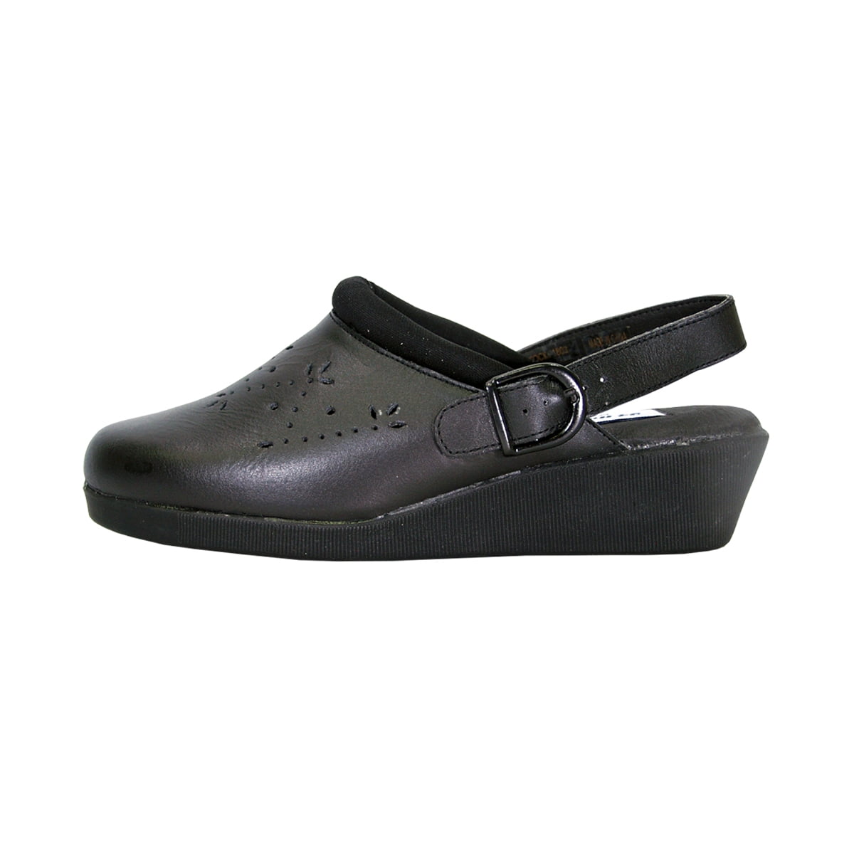 24 HOUR COMFORT Libby Wide Width Professional Sleek Shoe BLACK 10