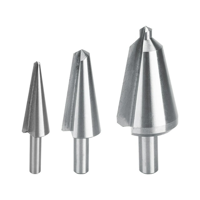 Oubit Umbrella Drill Bit,16‑30mm /5‑20 Mm/3‑14mm HSS Taper Umbrella Drill Cone Chamfer Cutter High-Precision Functionality