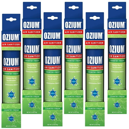 Ozium Air Sanitizer 3.5 oz. Ozium Spray, Country Fresh (6-PACK)