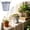 B, variant on Clearance! Soovim Flower Pots Outdoor Large Pot Galvanized Large Metal Planter for Outdoor Container for Farmhouse
