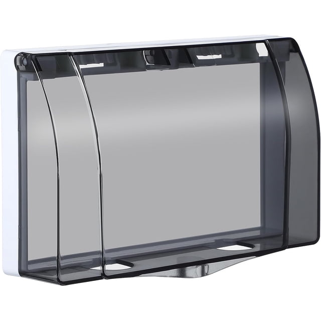 Tapa de Enchufe Impermeable, 19.00x11.50x4.50cm Tapa de Enchufe de Interruptor Impermeable, Tapa de Enchufe Exterior, Protector de Corriente