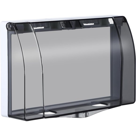 Tapa de Enchufe Impermeable, 19.00x11.50x4.50cm Tapa de Enchufe de Interruptor Impermeable, Tapa de Enchufe Exterior, Protector de Corriente