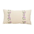 thumbnail image 2 of Embroidered Pillow under $5! kkbbma Embroidered Rose Flower Pillow, Sofa Bed Lumbar Support Cushion, Decorative Throw Pillowcase, Floral Home Decor Accent, Holiday Gift Idea, 2 of 6