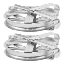 2Pcs 5.9" Clothesline Pulley with Durable Iron Alloy Wheel and Axle, Deep Groove Weather-Resistant Drying Line Pulley